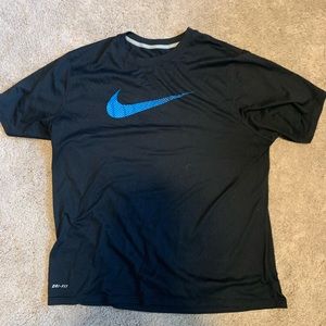 Men’s Nike Black & Blue DriFit Shirt